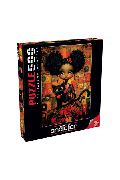 Anatolian Puzzle 500 Parça Yapboz Puzzle - Kara Kedi 3641 - Fiyatı