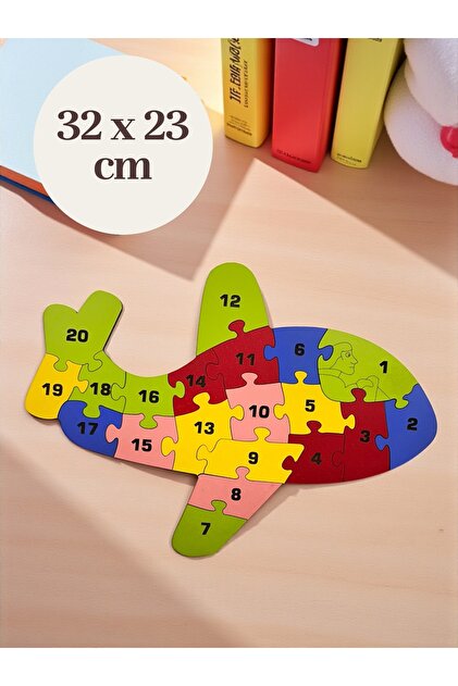 Pemina 20 Parça Sayılı Ahşap Yapboz (1 adet) - Fiyatı, Yorumları