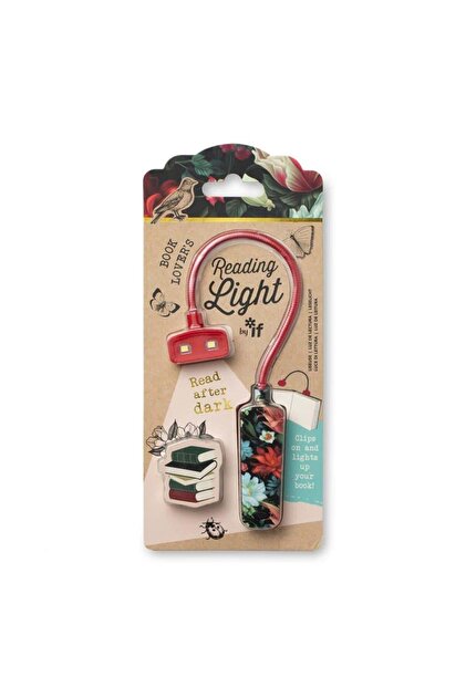 Book Lover's Reading Light Kitap Okuma Lambası - Dark Floral