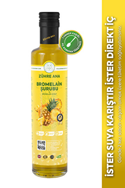Hanzade Bitkisel Ananaslı & Sandaloz Sakızlı Detox Şurubu Kürü