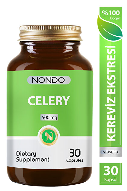 Nondo Celery Kereviz Ekstresi 500 mg 30 Kapsül - Fiyatı, Yorumları