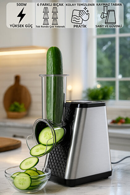 Mioji Mio MX30 6in1 500W Otomatik Dilimleme Doğrayıcı Rende