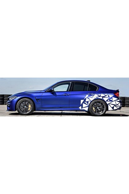 Triangle Coating Rear Fender Sticker Prime Quality Adhesion