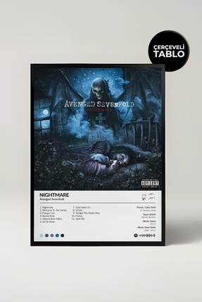House Gorgeous Avenged Sevenfold Albüm Tasarımlı Spotify Poster