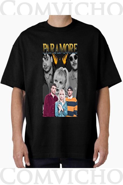 تي شيرت مطبوع بتصميم Paramore v1 للجنسين