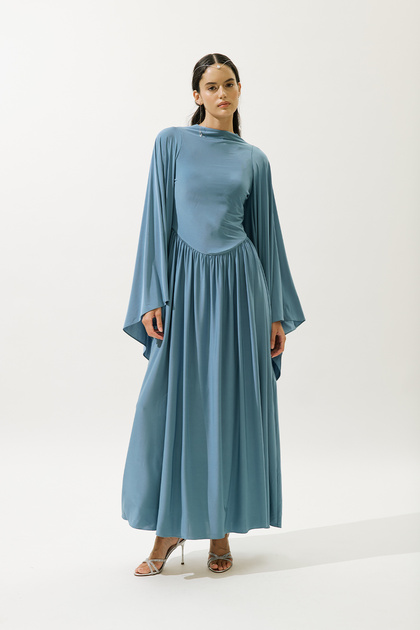 sachin and babi light blue dress Helsa