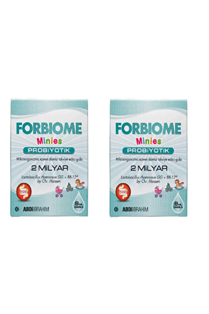 Forbiome Minies 2 Milyar Probiyotik Damla 8 Ml 2 Adet - Fiyatı