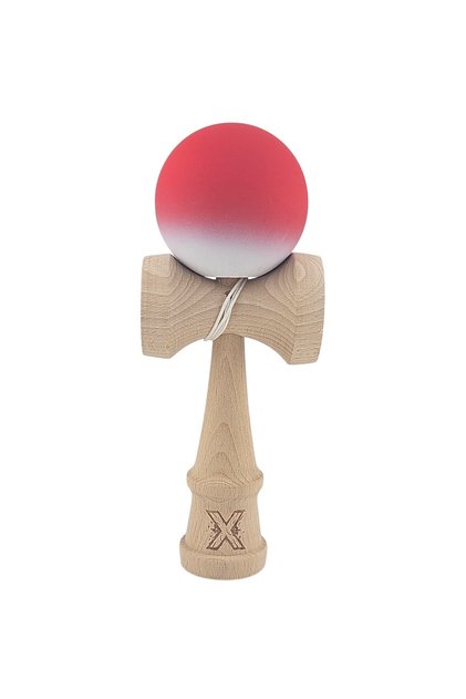 X Original, Profesional, Rabatabil, Lemn, Mâner de cauciuc, 18 cm, Roșu/Alb