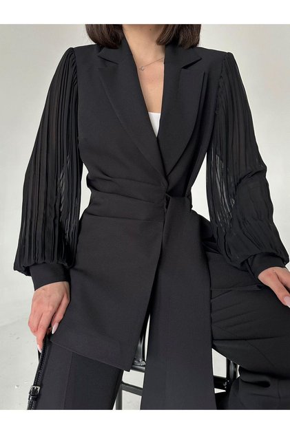 Chiffon Sleeve Two-Piece Set