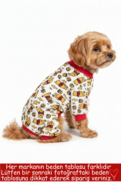 Kedi Köpek Pamuk Penye Tulum Pijama