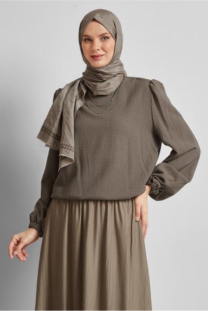 Bluz with Tie Waist 45656