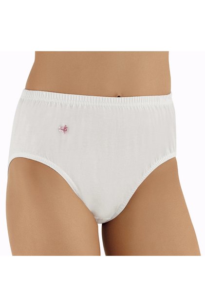 B018 women's 100% cotton floral knit panties