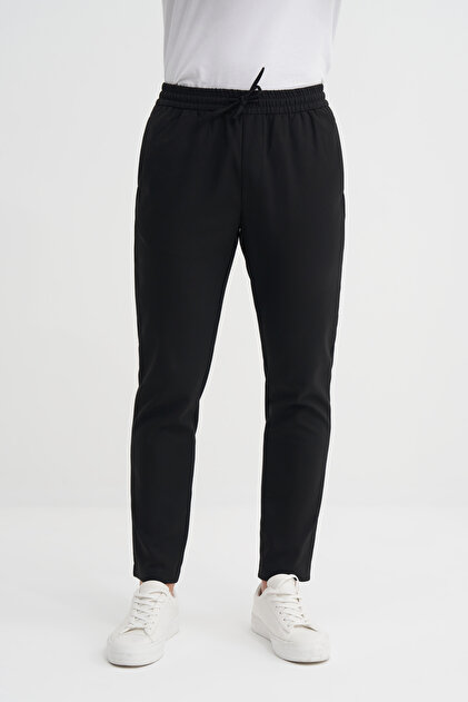 Cazador Erkek Jogger Slim Fit Lastikli Bağcıklı Şık Kumaş Pantolon