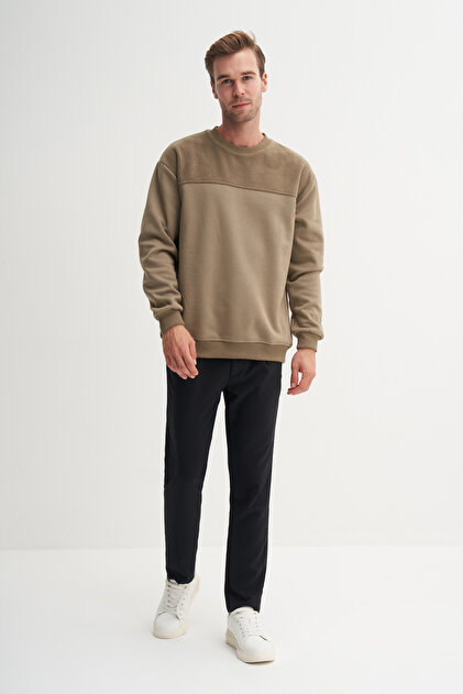 Relax Fit Cotton Blend Intersoft Sweatshirt