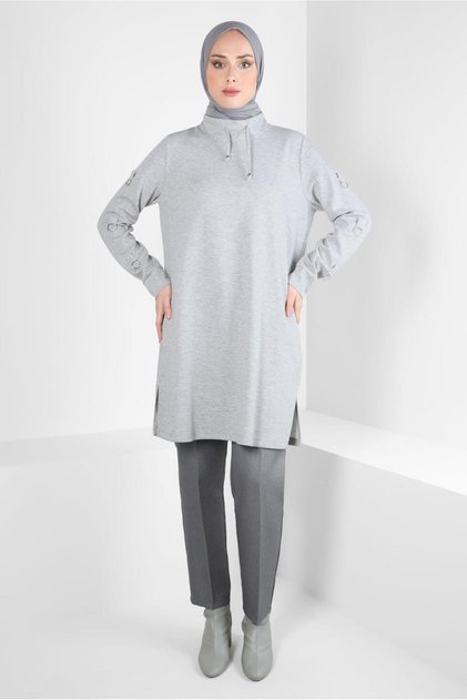METAL AKSESUARLI EŞOFMAN TUNİK 44242