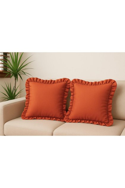 Ruffled Tile Cushion Cover Decorative Bohemian Soft Sofa Back Pillow Gift Christmas 45X45