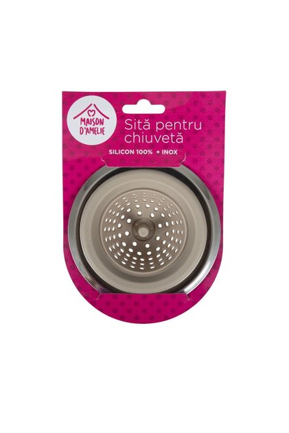 Sita pentru chiuveta Maison D'Amelie, silicon + inox