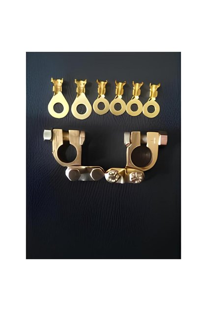 Akü Kutupbaşı Seti + ve - 6 ve 8 No Başlık