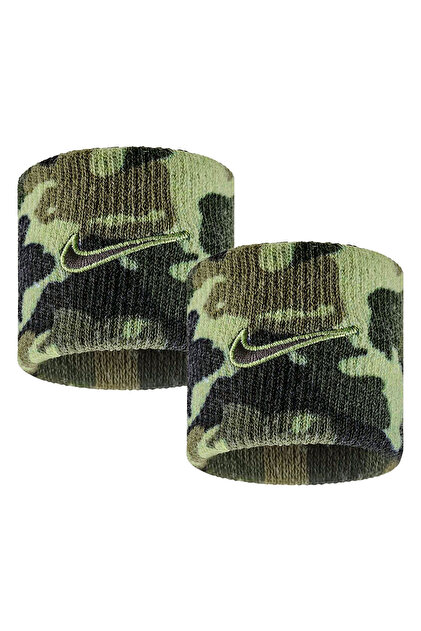 Nike Dri-Fit Swoosh Classic 2Pk Printed Unisex Yeşil Antrenman