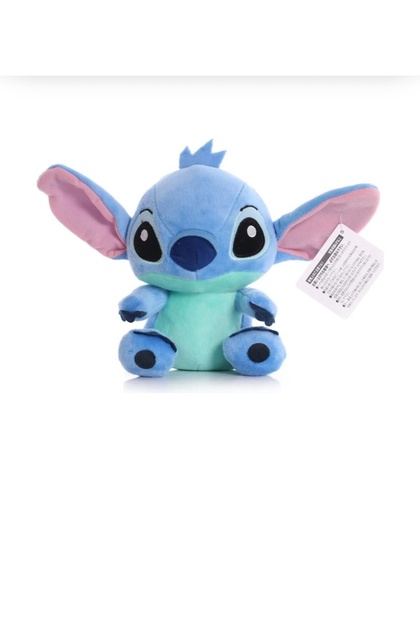 UYGUN ELEKTRONİK Disney Stitch 20 Cm Sevimli Peluş Oyuncak Mavi