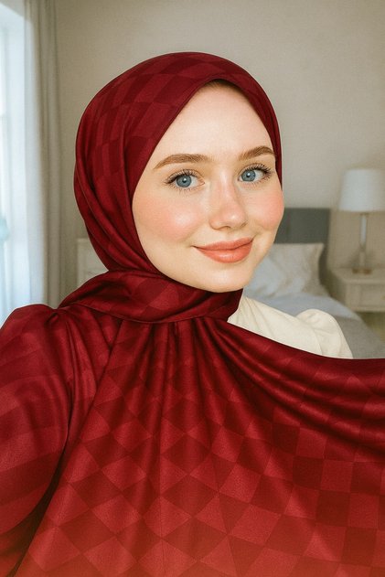 Doğal Dokulu Pamuklu Şal
