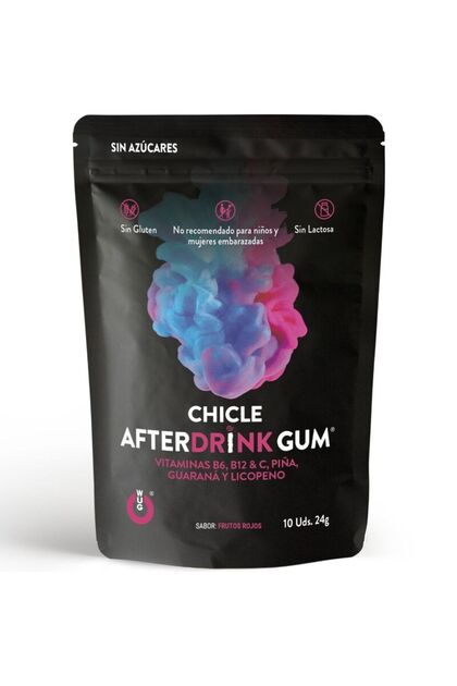 Gum After Drink – Λογιστική τσίχλα με φυσικά εκχυλίσματα, 10 τεμάχια