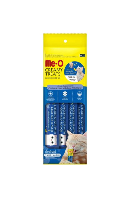 Creamy Cat Treats Chicken & Liver with Goat Milk 15 g x 4 x 12 - 1 Box