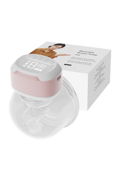 Wearable Electric Single Breast Pumps with LED Display 3 Modes 9 Levels BPA Free