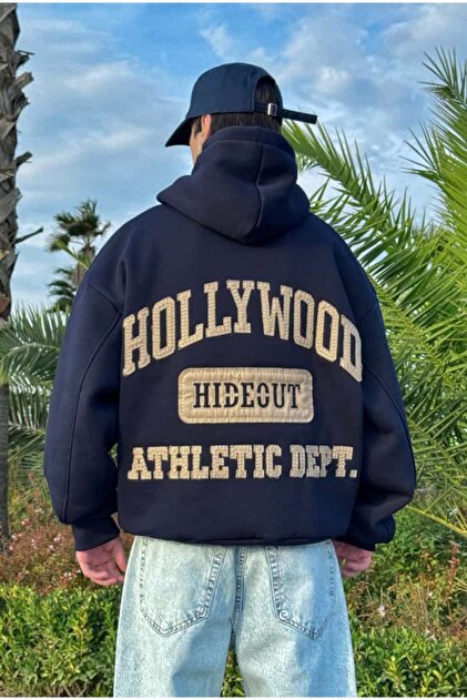 Premium Hollywood Embroidery Oversize Hoodie