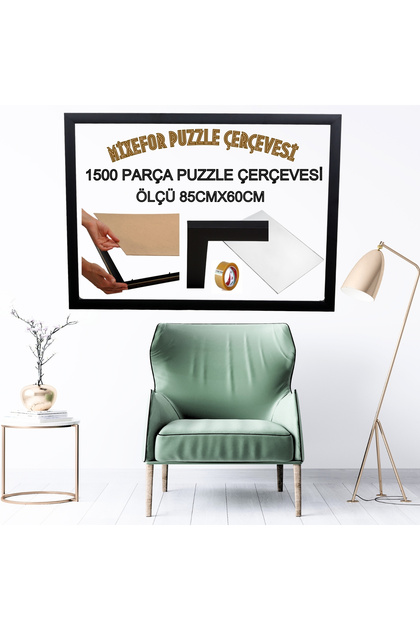 mixefor 1500 Parça Puzzle Çerçevesi Ölçü 85cm x 60cm - Fiyatı