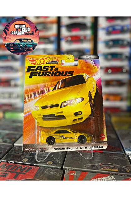 HOT WHEELS NISSAN SKYLINE GT-R (BCNR33) - FAST AND FURIOUS