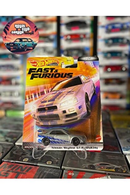 HOT WHEELS Premium Nissan Skyline Gt-r (bnr34) *fast And Furious