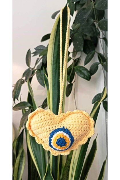 MODA Amigurumi Araba Dikiz Aynası Süsü & Anahtarlık & Çanta Askısı