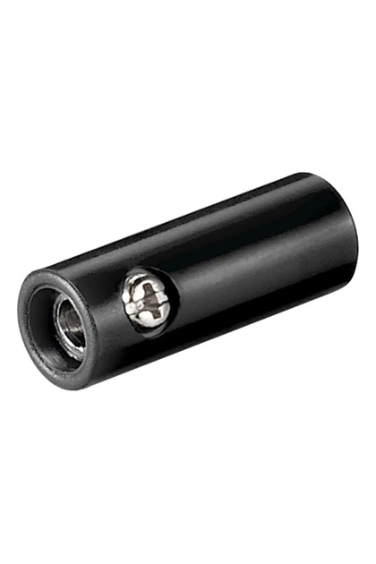 Mufa banana mama 4mm din plastic negru Goobay 11378