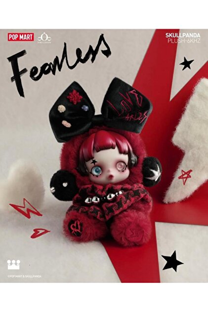 SKULLPANDA 黒 SKULLPANDA Lazy Panda ぬいぐるみペンダント - POP MART (Japan)