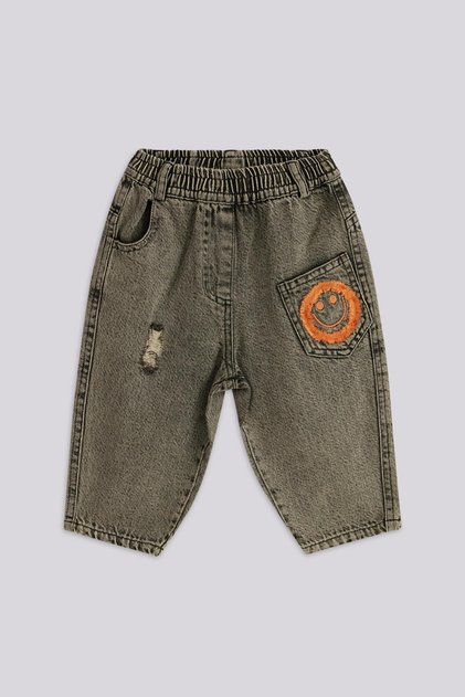BG Store Kız Bebek Gri Pantolon