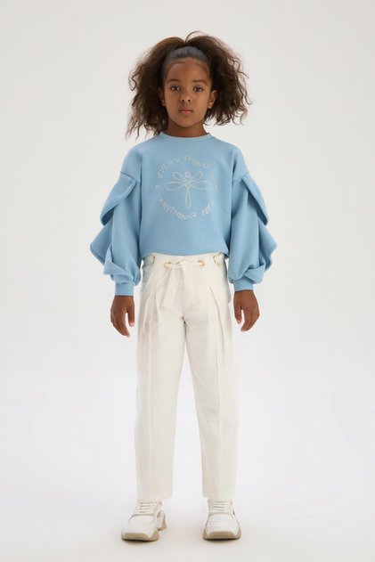 Pantaloni Ecru pentru Fete BG Store