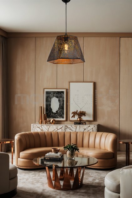 LAZER KESİM METAL TEKLİ SARKIT - SALON-OTURMA-ÇOCUK-YEMEK-YATAK ODASI-ANTRE-MUTFAK