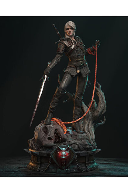 saranostra The Witcher Ciri 3D Figür Witcher 3 Ciri - Fiyatı