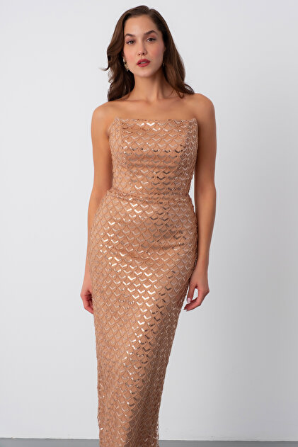 strapless pencil cut gold dress Fitted Satin Gown with Corset and Train D5024 Strapless%20Draped%20Sparkly%20Maxi%20Dress%20Gold%0D%0ADESIGN%3A%0D%0A%0D%0AColor%3A%20Gold%0D%0AStrapless%20design%0D%0ASleeveless%0D%0ASparkly%20fabric%0D%0ADraped%20detail%0D%0AStructured%20design%0D%0AConcealed%20zipper%20at%20back%0D%0AGentle%20Dry%20Clean%20Only%0D%0ALength%3A%20Maxi%0D%0A%0D%0AMATERIAL%3A%0D%0A%0D%0APolyester%20%2B%20Cotton%0D%0AHigh%20quality%20durable%20fabric A-line Gold Sparkly Long Evening
