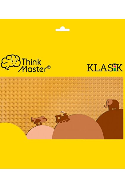 ThinkMaster Classic Kahverengi Plaka (Zemin) Yapı Oyuncak Uyumlu