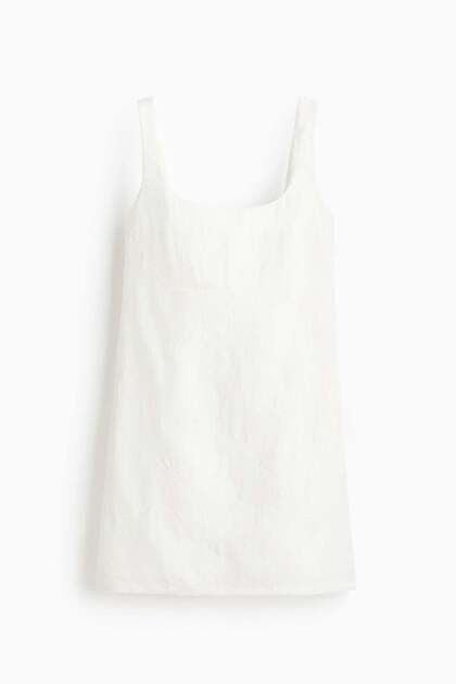 Embroidered mini dress