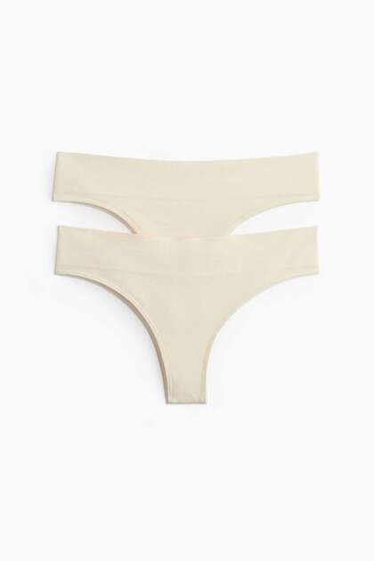 2-pack Seamless Brazilian briefs