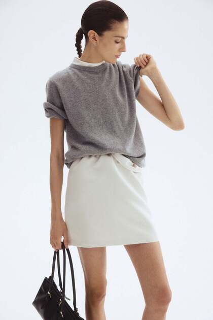Pull-on skirt