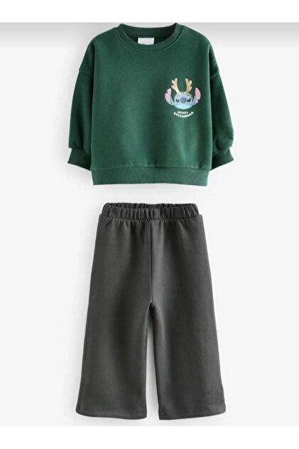 New Season Seasonal Loose-Fitting Patterned Top and Bottom Set