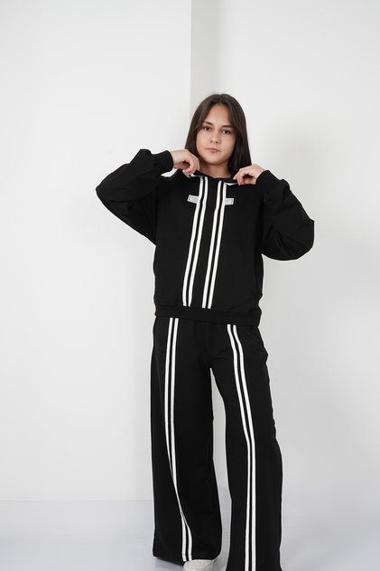 Girl's Cartoon Hoodie Set