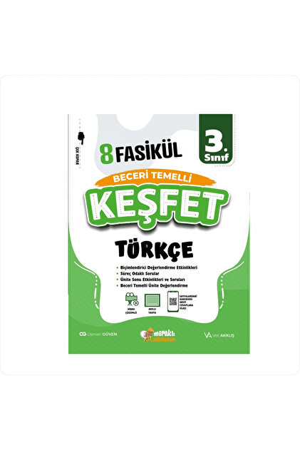 meraklı zihinler 3.SINIF BECERİ TEMELLİ TÜRKÇE 8 FASİKÜL (KEŞFET