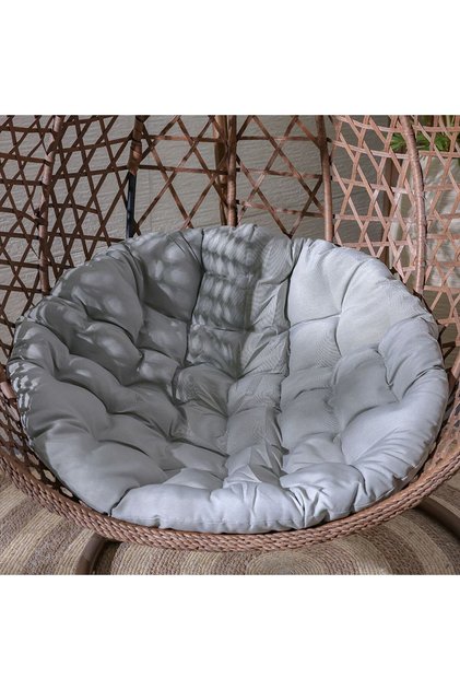 Round Outdoor Cushion 120 cm - Tropical Lime, Soft Polyester Garden Accessory for Comfort