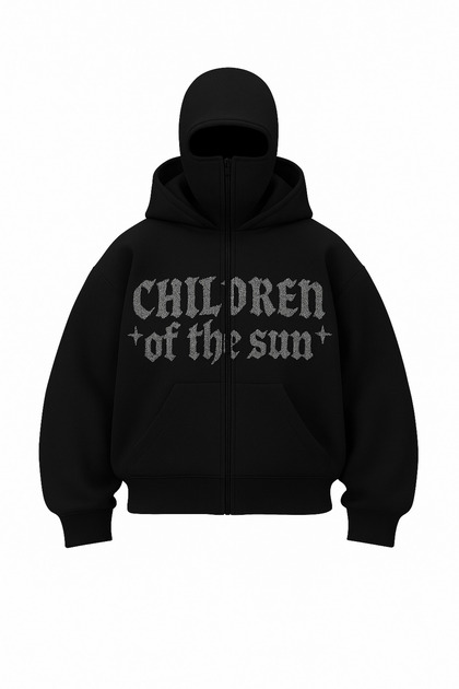 Children of the Sun Samurai Full Zip Cardigan