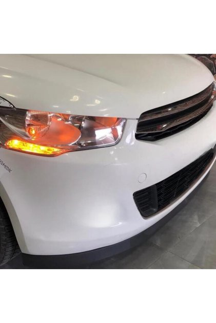 Citroen C Elysee Uyumlu Evrensel 2 Parça Astra H Model Ön Ek Tampon Dili Lip Esnek Karlık